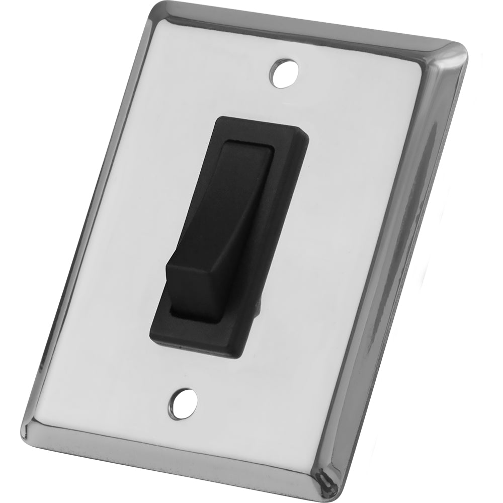 Sea-Dog Single Gang Wall Switch - Stainless Steel [403010-1] - Houseboatparts.com