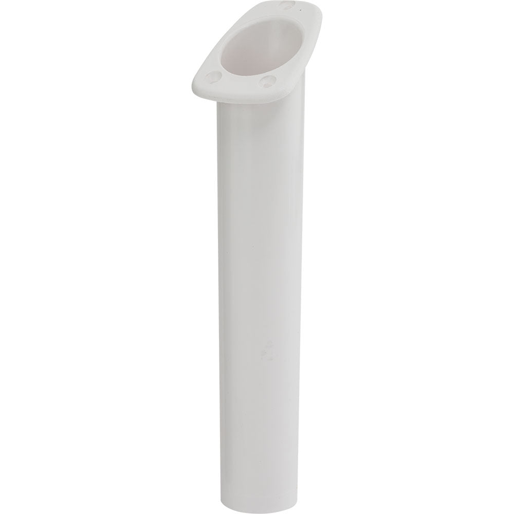 Sea-Dog Narrow Gunnel Flush Mount Rod Holder - White [325061-1] - Houseboatparts.com