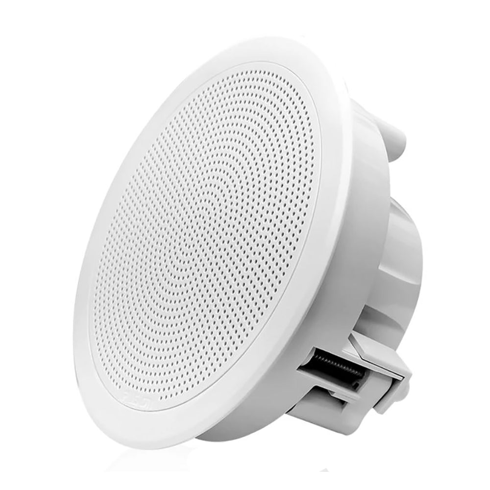 FUSION FM-F77RW FM Series 7.7" Flush Mount Round Marine Speakers - White Grill - 200W [010-02300-00] - Houseboatparts.com