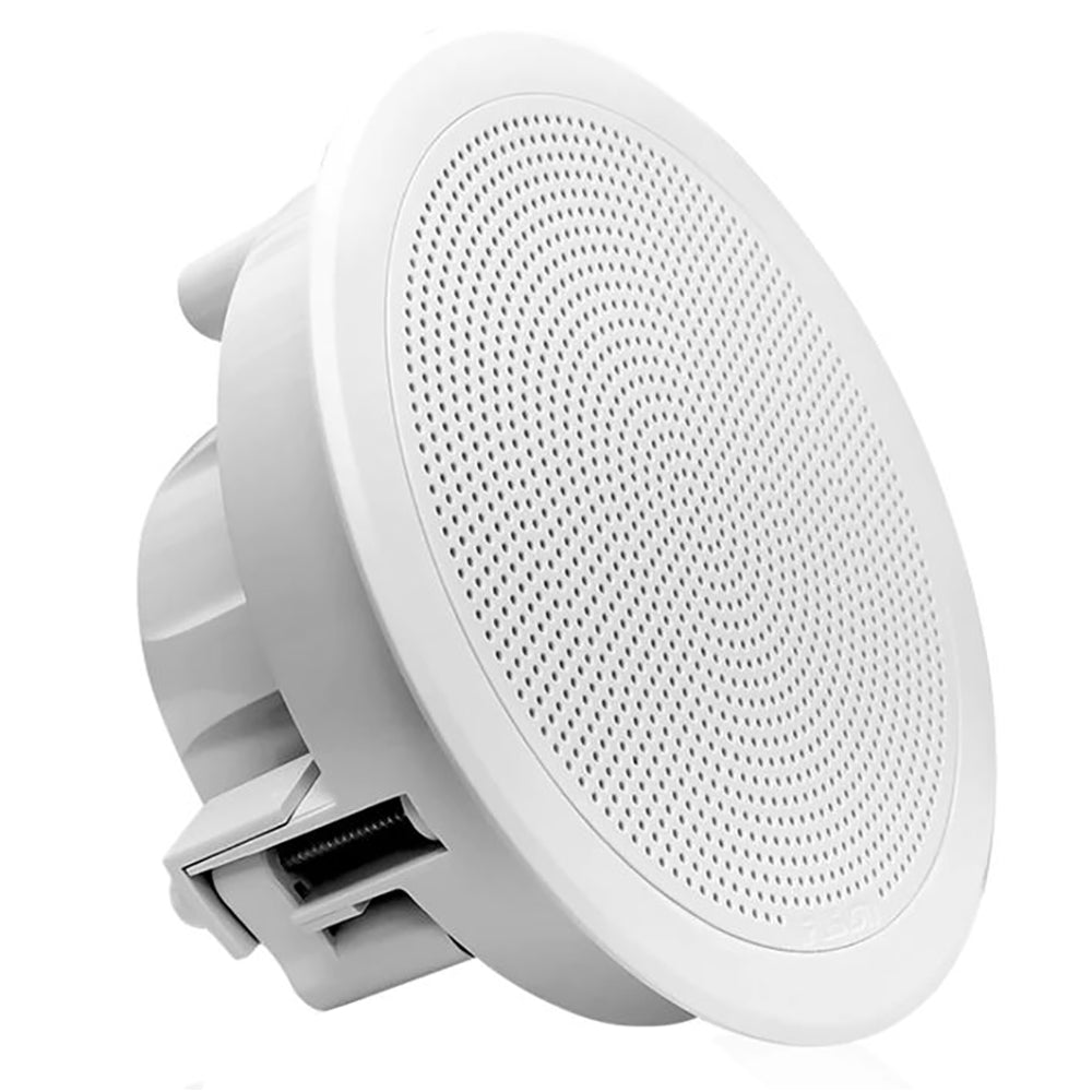 FUSION FM-F77RW FM Series 7.7" Flush Mount Round Marine Speakers - White Grill - 200W [010-02300-00] - Houseboatparts.com