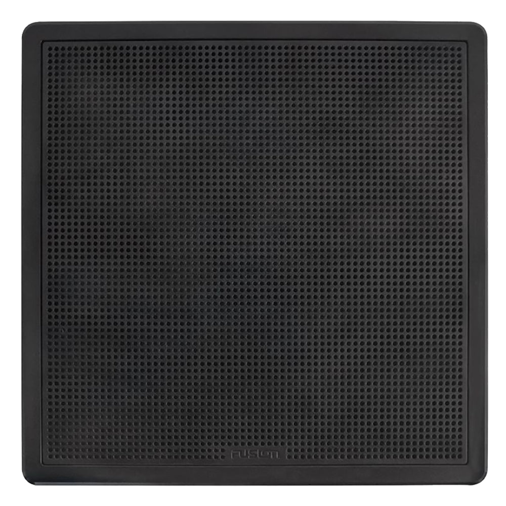 Fusion FM-S10SB FM Series 10" 400W Flush Mount Marine Subwoofer - Square Grill - Black [010-02301-11] - Houseboatparts.com