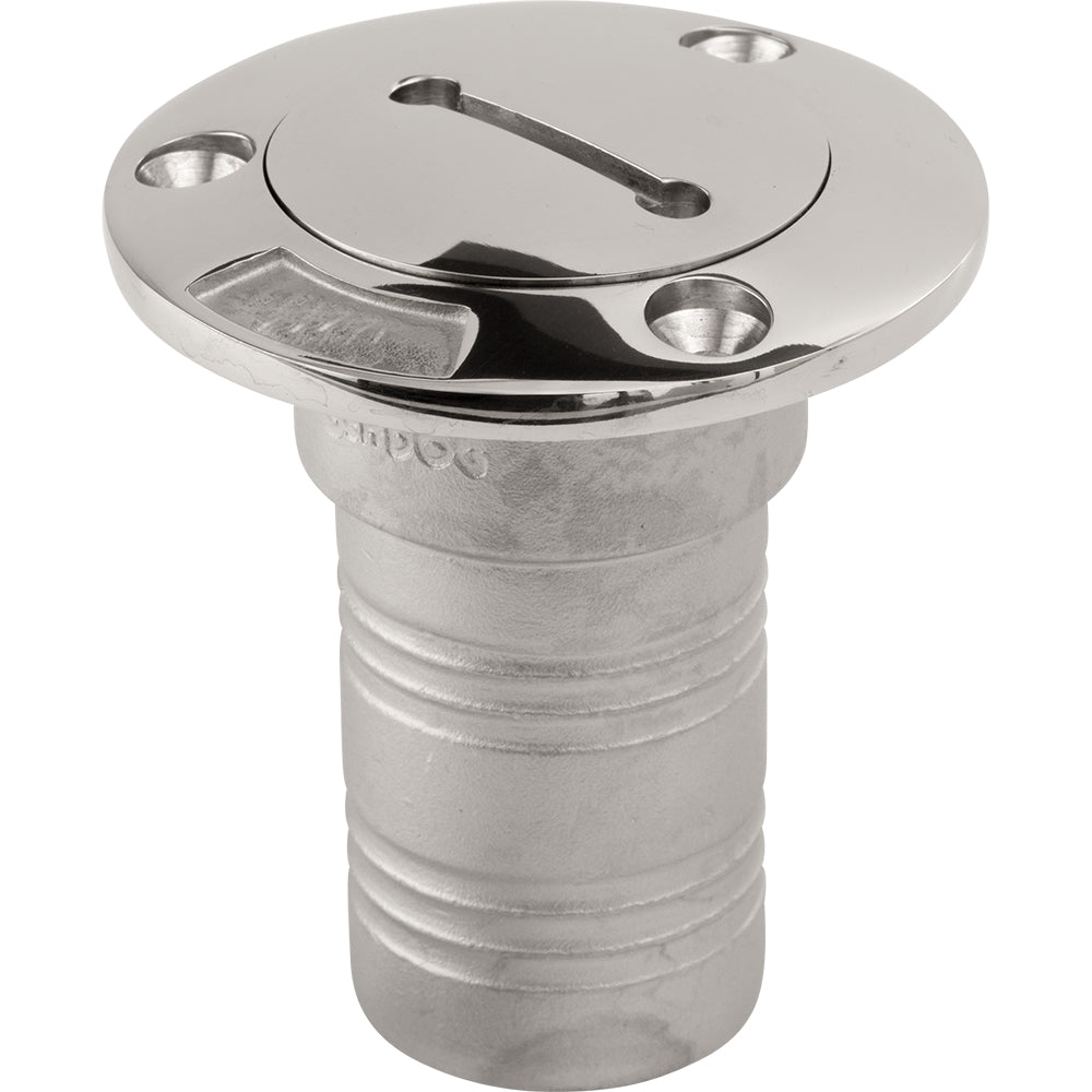Sea-Dog Stainless Steel Case Hose Deck Fill Fits 1-1/2" Hose - Diesel [351321-1] - Houseboatparts.com