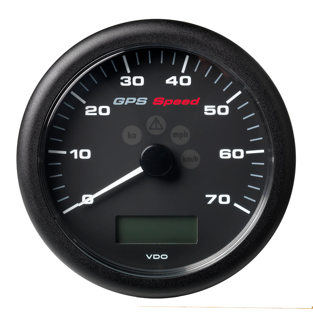 Veratron 4-1/4" (110MM) ViewLine GPS Speedometer 0-70 KNOTS/KMH/MPH - 8 to 16V Black Dial  Bezel [A2C59501781] - Houseboatparts.com