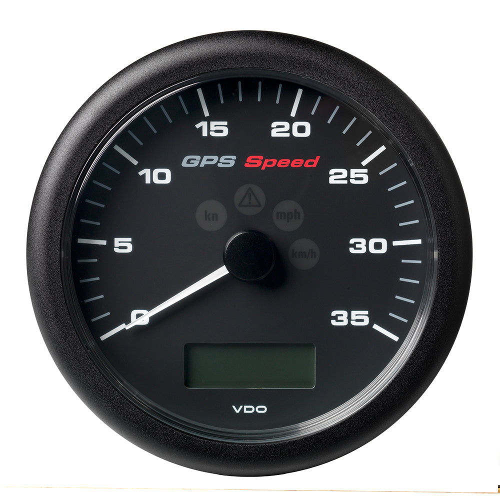 Veratron 4-1/4" (110MM) ViewLine GPS Speedometer 0-35 KNOTS/KMH/MPH - 8 to 16V Black Dial  Bezel [A2C59501782] - Houseboatparts.com