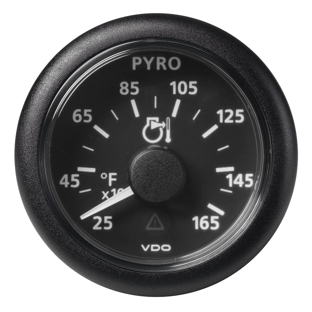Veratron 52 MM (2 - 1/16") ViewLine Pyrometer - 250 to 1650F - Black Dial Bezel [A2C59512334] - Houseboatparts.com