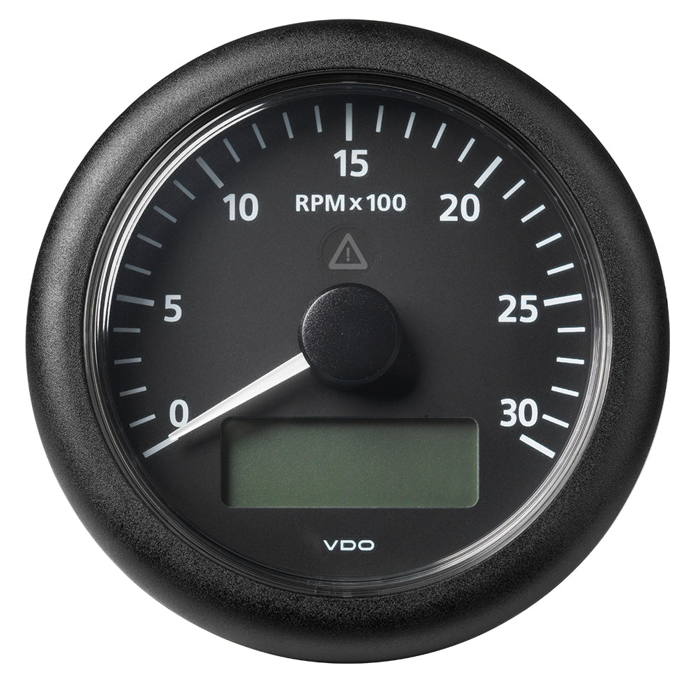 Veratron 3-3/8" (85MM) ViewLine Tachometer w/Multi-Function Display - 0 to 3000 RPM - Black Dial  Bezel [A2C59512390] - Houseboatparts.com