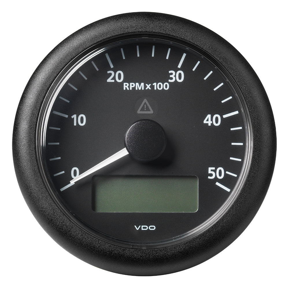 Veratron 3-3/8" (85MM) ViewLine Tachometer w/Multi-Function Display - 0 to 5000 RPM - Black Dial  Bezel [A2C59512392] - Houseboatparts.com