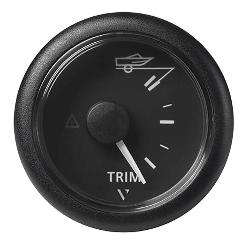 Veratron 52MM (2 - 1/16") ViewLine Trim Indicator Gauge Up/Down - Black Dial Round Bezel [A2C59514180] - Houseboatparts.com