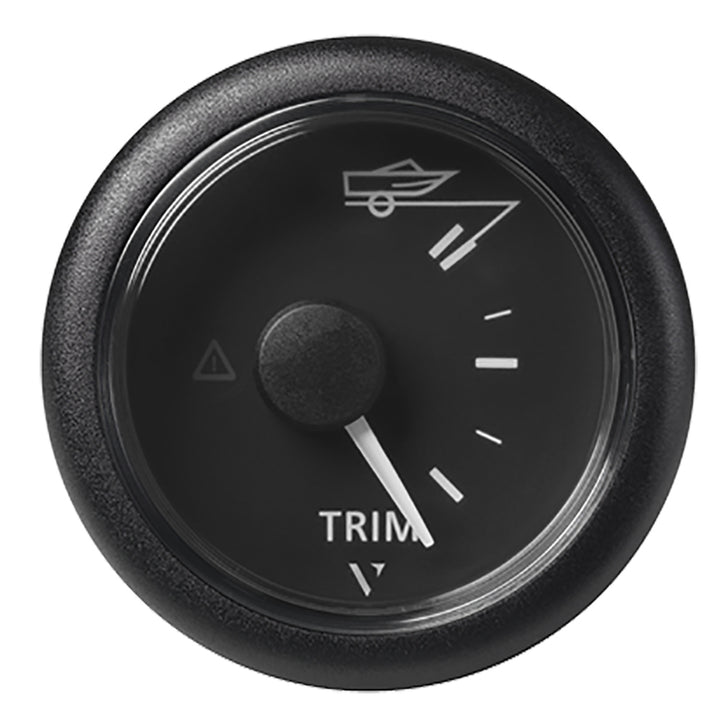 Veratron 52MM (2 - 1/16") ViewLine Trim Indicator Gauge Up/Down - Black Dial Round Bezel [A2C59514180] - Houseboatparts.com