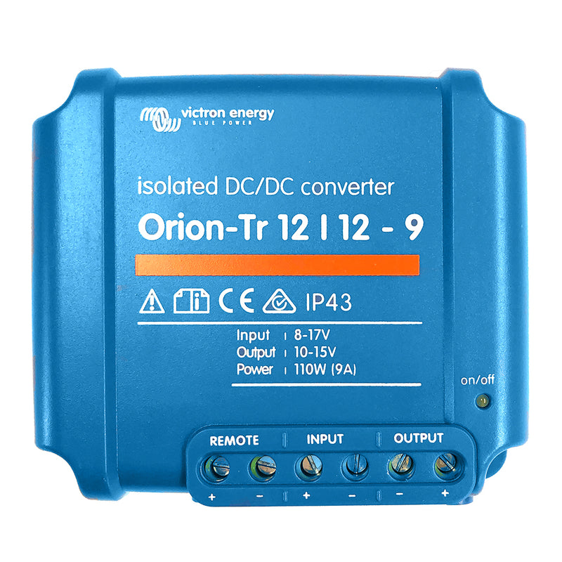 Victron Orion-TR DC-DC Converter - 12 VDC to 12 VDC - 9AMP Isolated [ORI121210110R] - Houseboatparts.com