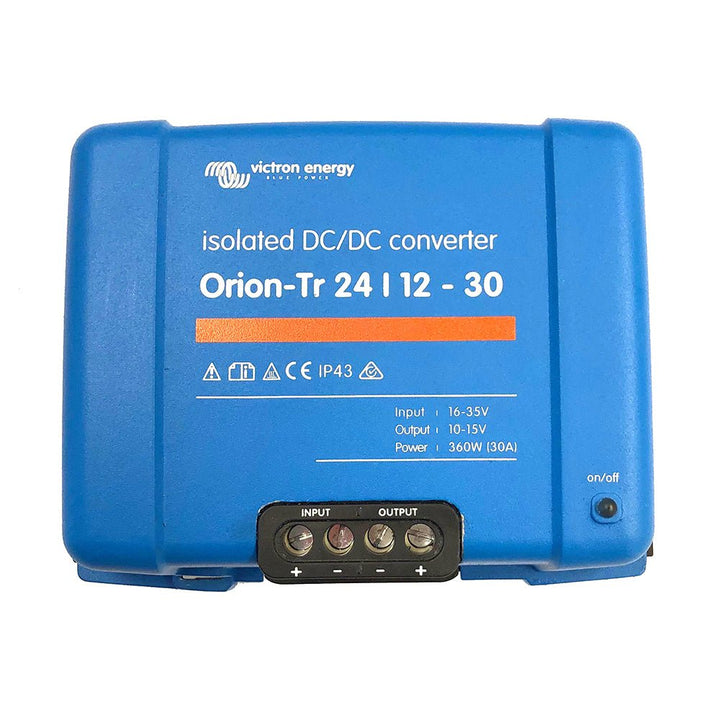 Victron Orion - TR DC - DC Converter - 24 VDC to 12 VDC - 30AMP Isolated [ORI241240110] - Houseboatparts.com