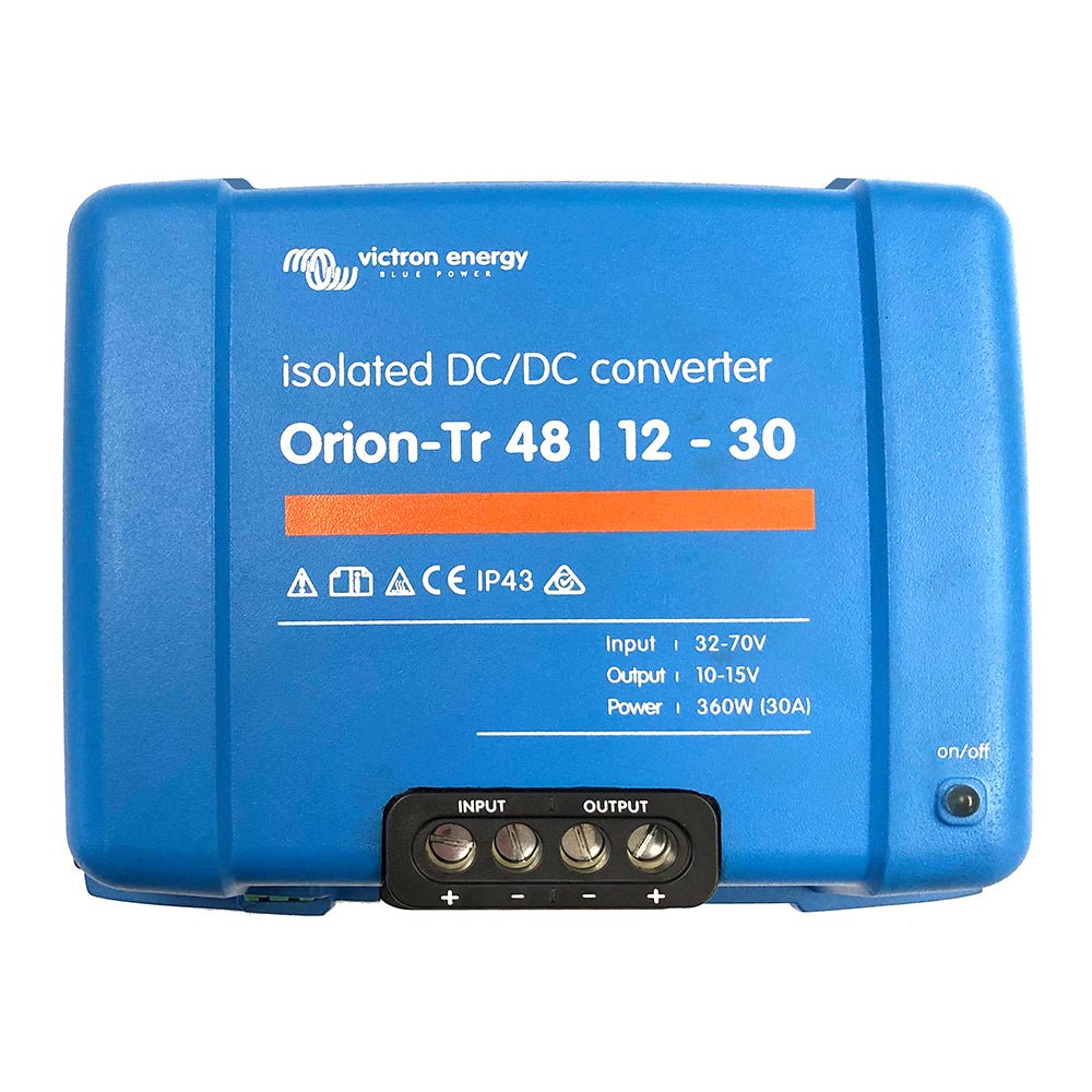 Victron Orion - TR DC - DC Converter - 48 VDC to 12 VDC - 30AMP Isolated [ORI481240110] - Houseboatparts.com