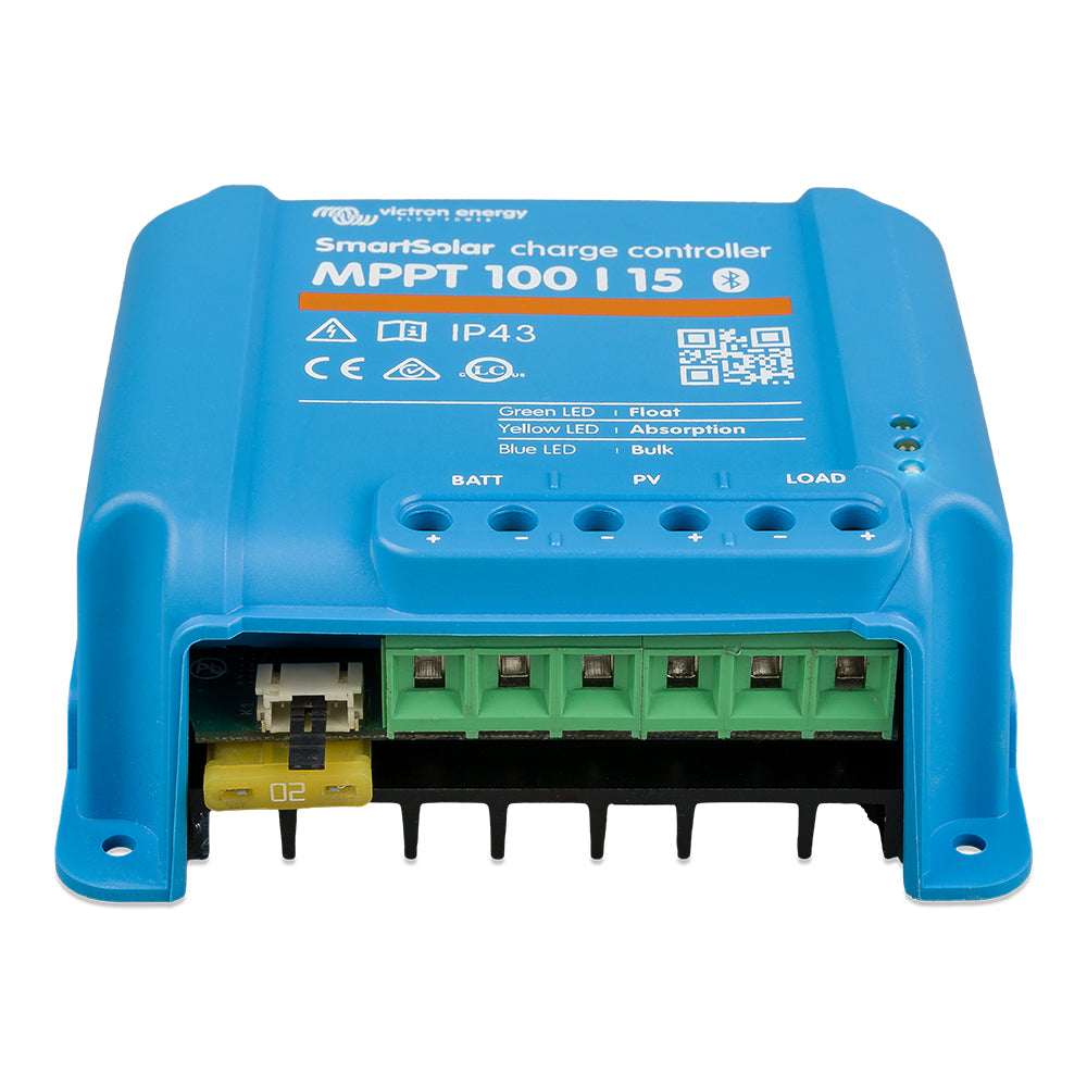 Victron SmartSolar MPPT Charge Controller - 100V - 15AMP - UL Approved [SCC110015060R] - Houseboatparts.com