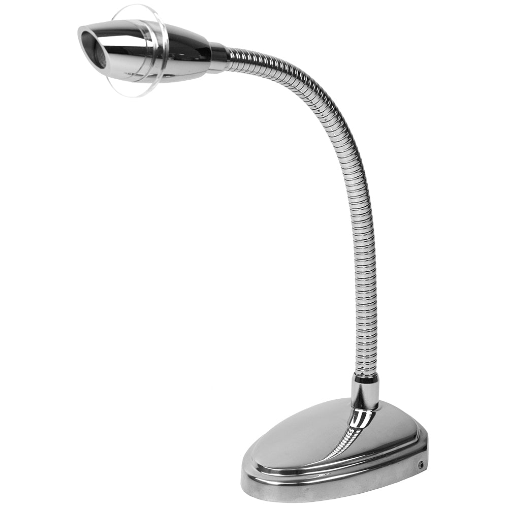 Sea-Dog Deluxe High Power LED Reading Light Flexible w/Touch Switch - Cast 316 Stainless Steel/Chromed Cast Aluminum [404546-1] - Houseboatparts.com