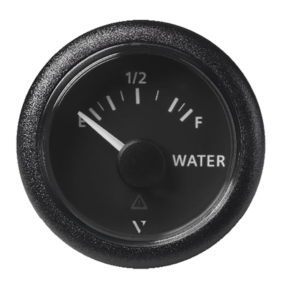 Veratron 52MM (2-1/16") ViewLine Fresh Water Resistive - Empty/Full - 3 to180 OHM - Black Dial  Round Bezel [A2C59514099] - Houseboatparts.com