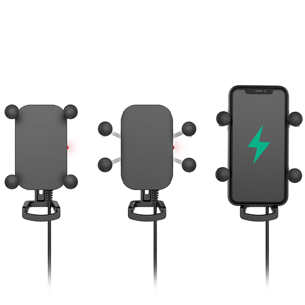RAM Mount Tough-Charge Waterproof Wireless Charging Holder w/Charger [RAM-HOL-UN12WB-V7M] - Houseboatparts.com