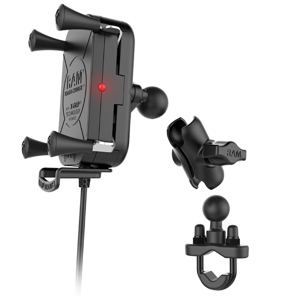RAM Mount Tough-Charge Waterproof Wireless Charging Motorcycle Mount [RAM-B-149Z-A-UN12W-V7M] - Houseboatparts.com