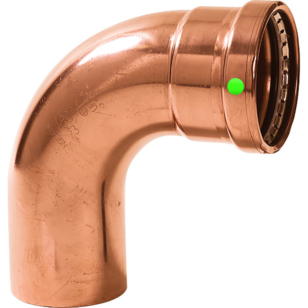 Viega ProPress 2-1/2" - 90 Copper Elbow - Street/Press Connection - Smart Connect Technology [20638] - Houseboatparts.com