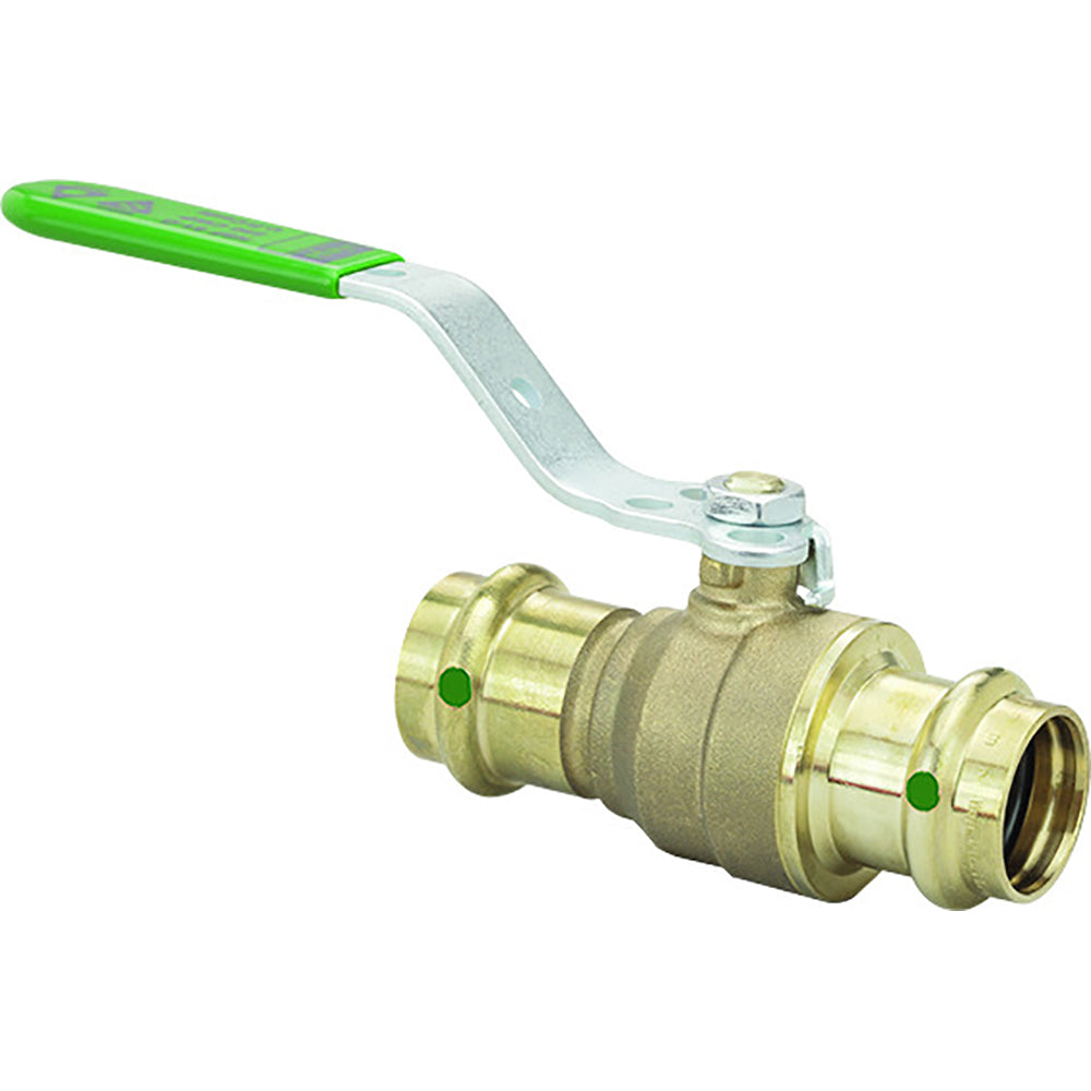 Viega ProPress 1/2" Zero Lead Bronze Ball Valve w/Stainless Stem - Double Press Connection - Smart Connect Technology [79923] - Houseboatparts.com