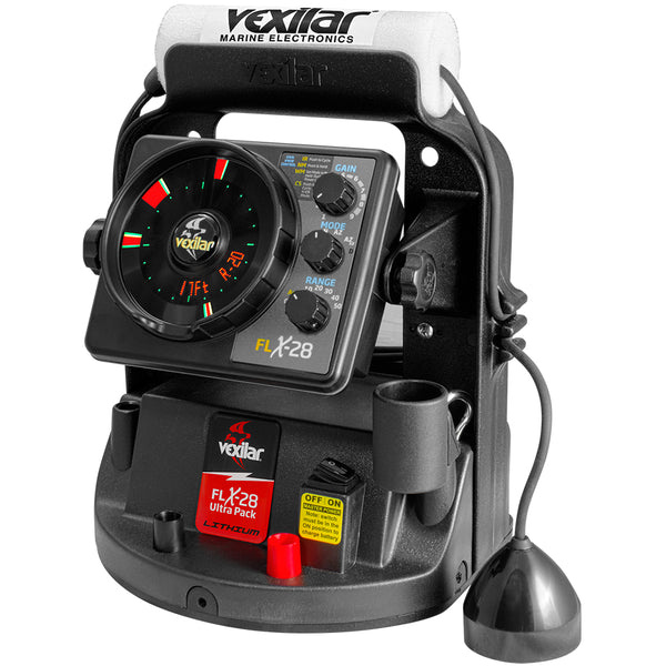 Vexilar Ultra Pack Combo w/Lithium Ion Battery  Charger [UPLI28PV] - Houseboatparts.com