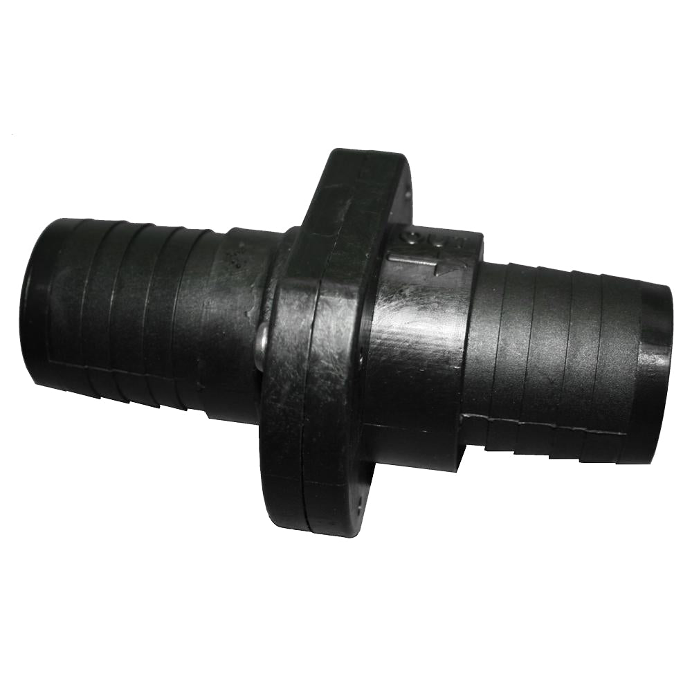 T-H Marine Double Barb Inline Scupper Check Valve - 1-1/2" - Black [ILS-1500-DP] - Houseboatparts.com