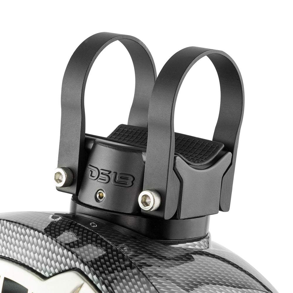 DS18 HYDRO 6.5" Compact Wakeboard Pod Tower Speaker w/RGB LED Lights - 375W - Black Carbon Fiber [CF-PS6] - Houseboatparts.com