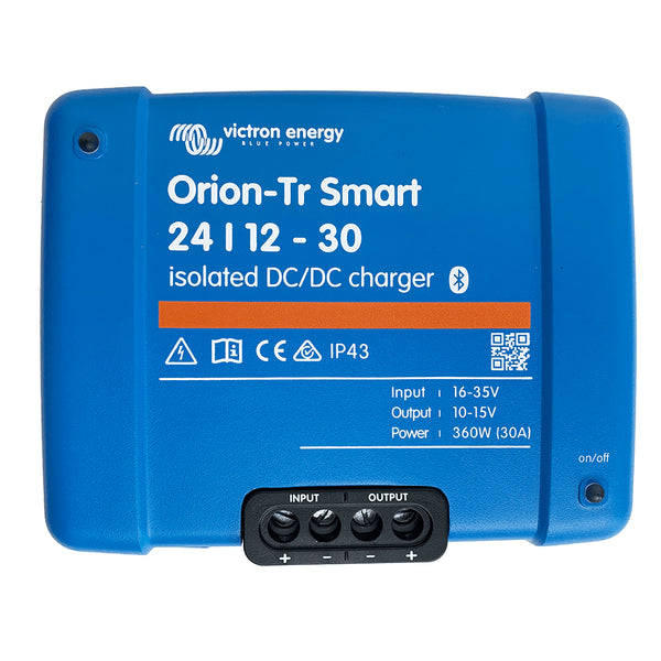 Victron Energy Orion-TR Smart 24/12-30 30A (360W) Isolated DC-DC Charger or Power Supply [ORI241236120] - Houseboatparts.com