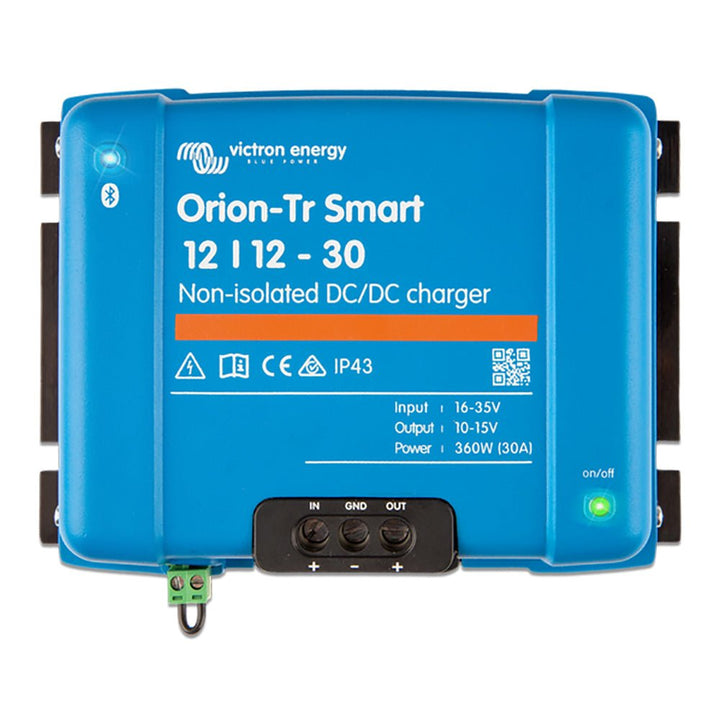 Victron Energy Orion - TR Smart 12/12 - 30 30A (360W) Non - Isolated DC - DC Charger or Power Supply [ORI121236140] - Houseboatparts.com