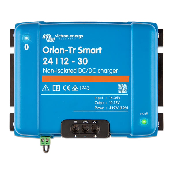 Victron Orion-TR Smart 24/12-30 30A (360W) Non-Isolated DC-DC Charger or Power Supply [ORI241236140] - Houseboatparts.com