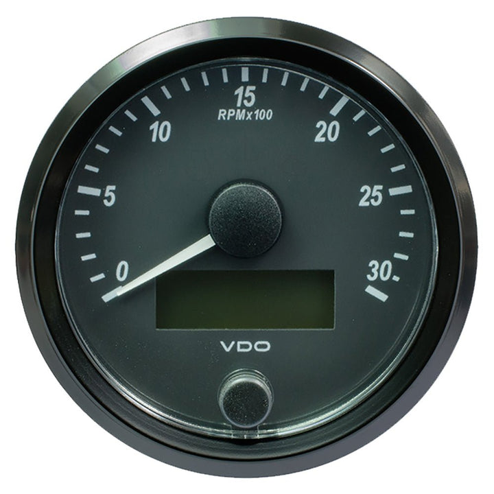 VDO SingleViu 80mm (3 - 1/8") Tachometer - 3000 RPM [A2C3832980030] - Houseboatparts.com