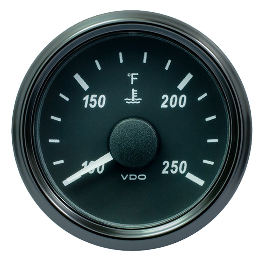 VDO SingleViu 52mm (2 - 1/16") Water Temp. Gauge - 250 F - 291 - 22 OHM [A2C3833350030] - Houseboatparts.com
