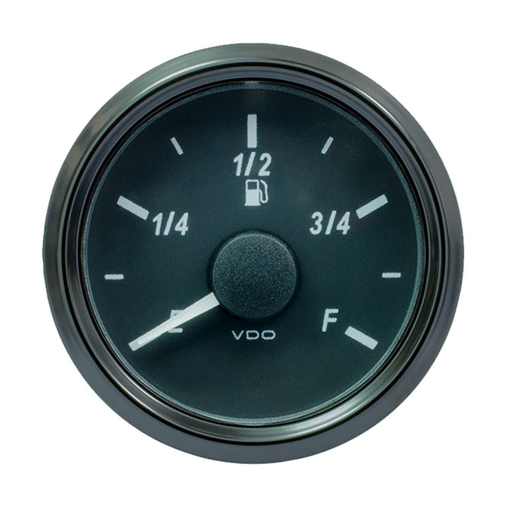VDO SingleViu 52mm (2 - 1/16") Fuel Level Gauge - E/F Scale - 0 - 180 Ohm [A2C3833120030] - Houseboatparts.com