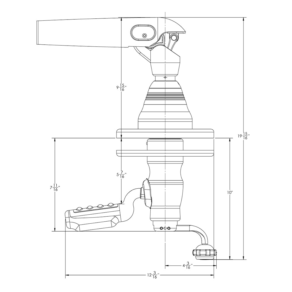 TACO GS-500 Grand Slam Outrigger Mounts *Only Accepts CF-HD Poles [GS-500] - Houseboatparts.com