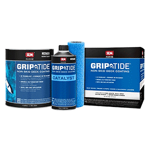 SEM GripTide Non-Skid Deck Coating Kit - Midnight Black [M25650] - Houseboatparts.com