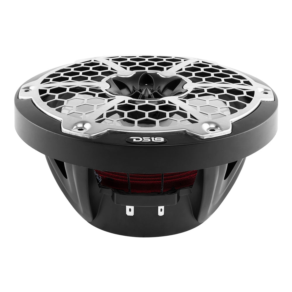 DS18 New Edition HYDRO 8" 2-Way Marine Speakers w/RGB LED Lighting 375W - Black [NXL-8M/BK] - Houseboatparts.com