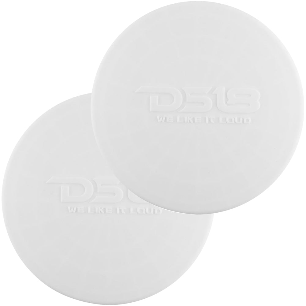 DS18 Silicone Marine Speaker Cover f/8" Speakers - White [CS-8W] - Houseboatparts.com