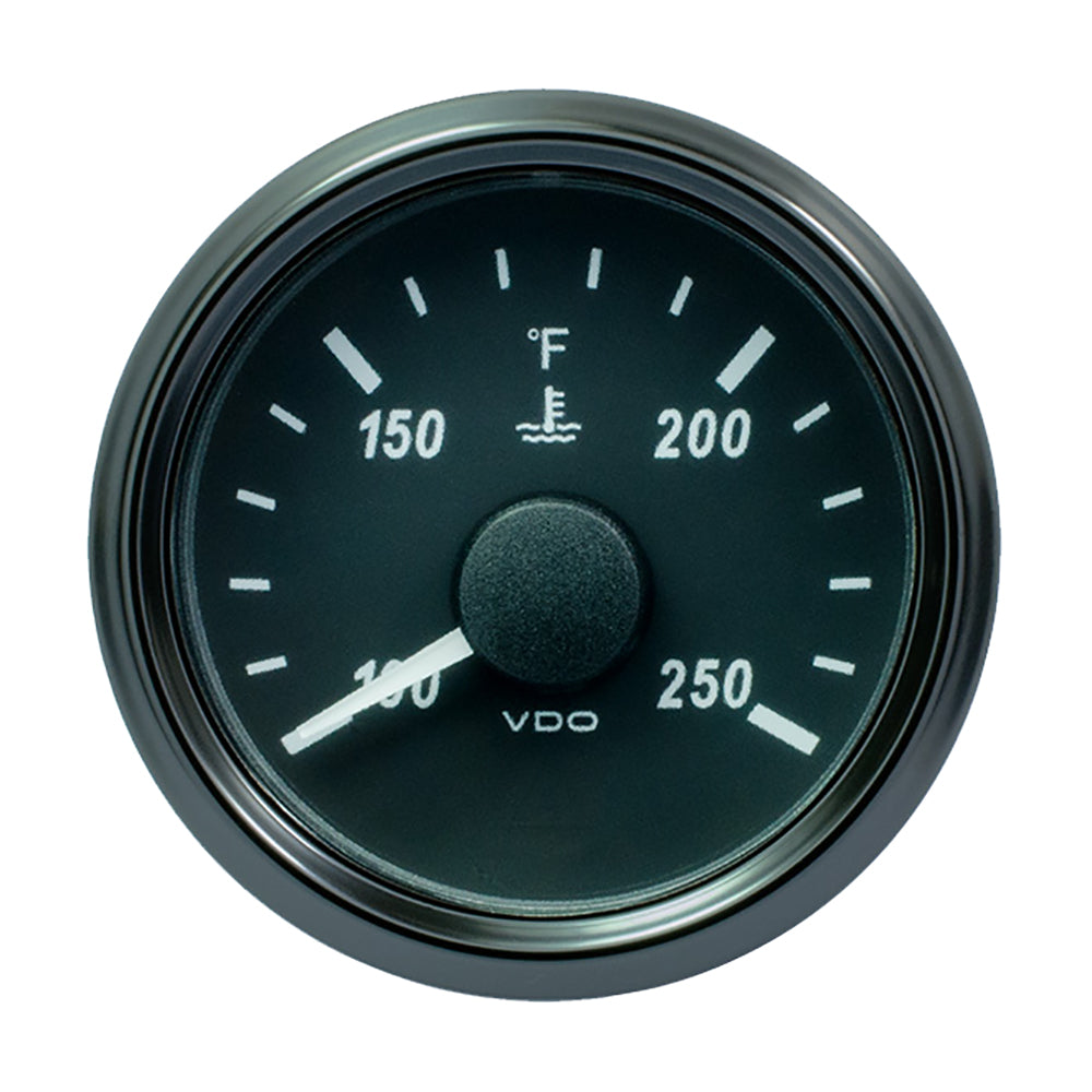 VDO SingleViu 52mm (2-1/16") Water Temperature Gauge - 250F - 450-30 Ohm [A2C3833340030] - Houseboatparts.com