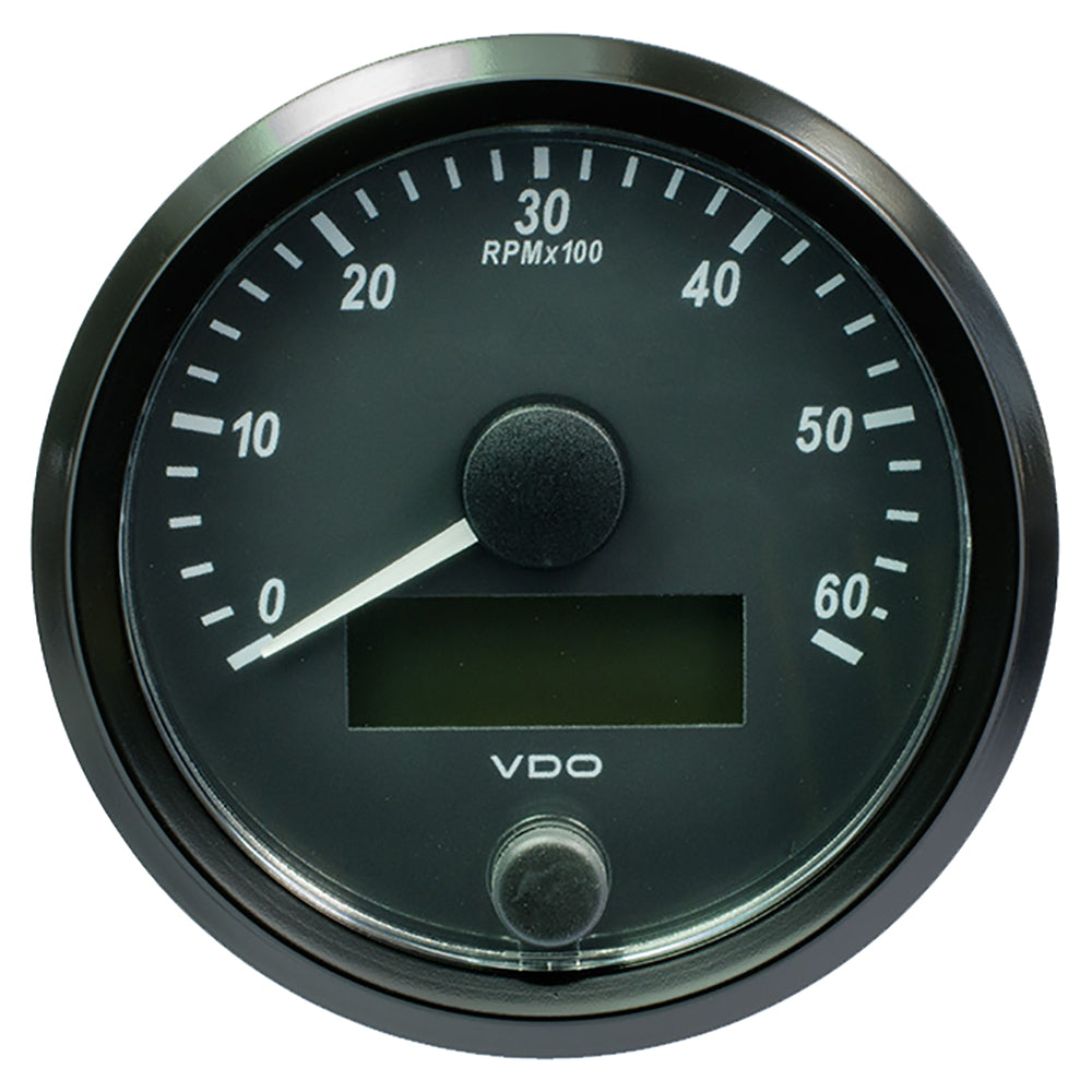 VDO SingleViu 80mm (3-1/8") Tachometer - 6,000 RPM [A2C3833010030] - Houseboatparts.com