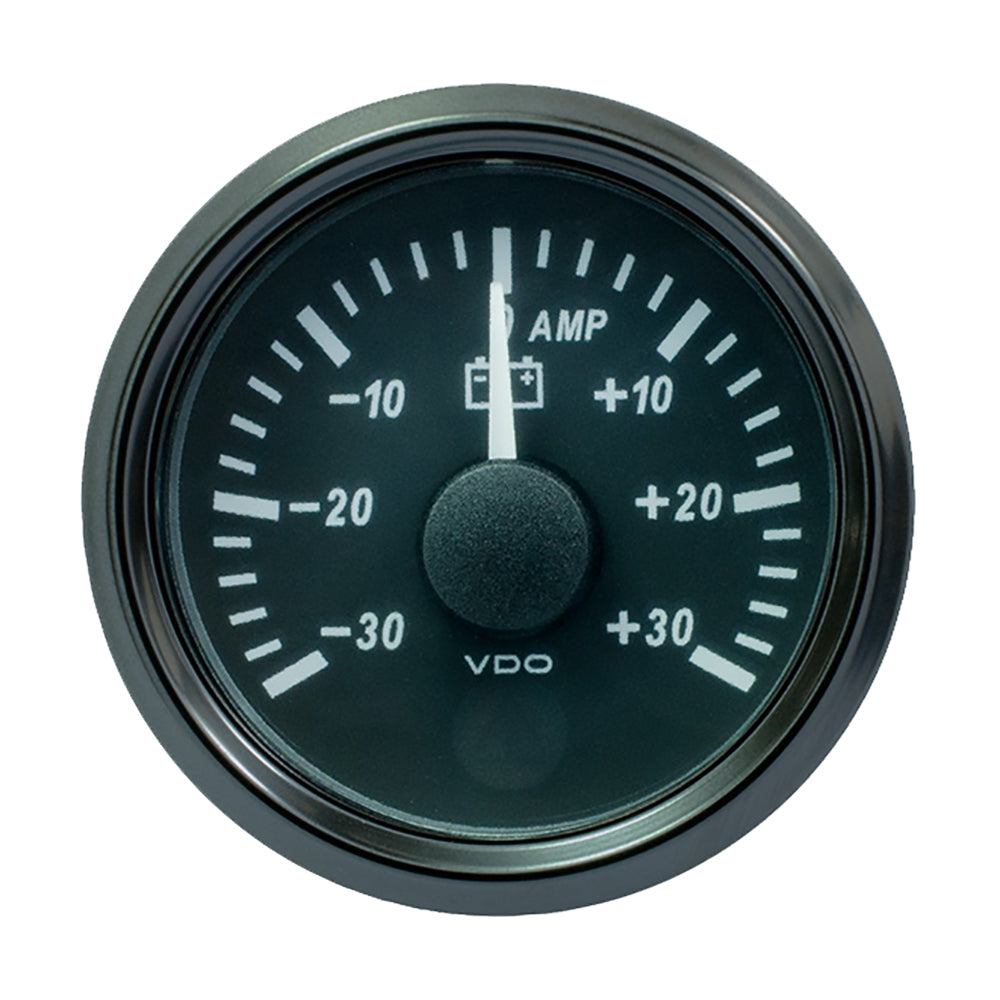 VDO SingleViu 52mm (2-1/16") Ammeter - 30 AMP [A2C3833090030] - Houseboatparts.com