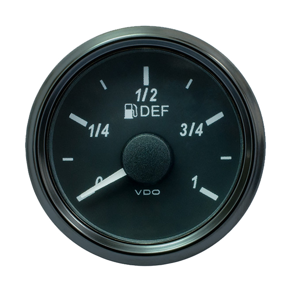 VDO SingleViu 52mm (2-1/16") DEF Level Gauge - 3-180 Ohm [A2C3833550030] - Houseboatparts.com