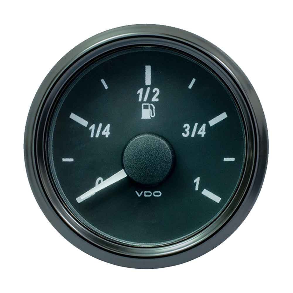 VDO SingleViu 52mm (2-1/16") Fuel Level Gauge - Euro - 90-5 Ohm [A2C3833110030] - Houseboatparts.com