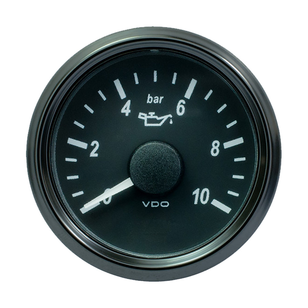 VDO SingleViu 52mm (2-1/16") Oil Pressure Gauge - 10 Bar - 0-4.5V [A2C3832690030] - Houseboatparts.com