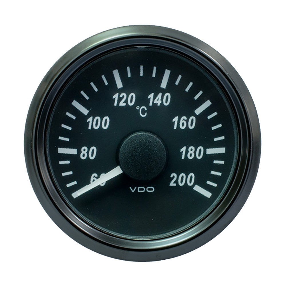 VDO SingleViu 52mm (2-1/16") Cylinder Temp. Gauge - 200C - 471-14 Ohm [A2C3833520030] - Houseboatparts.com