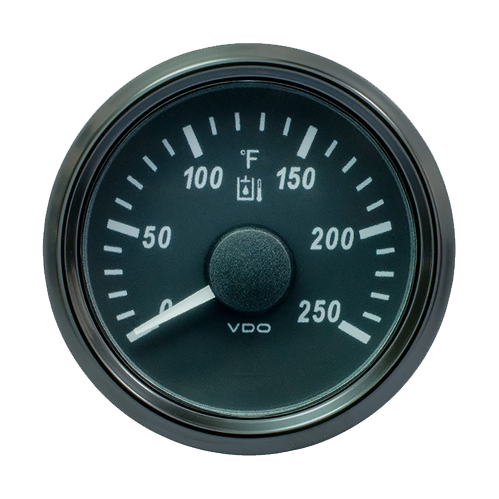 VDO SingleViu 52mm (2-1/16") Hydraulic Oil Temp. Gauge - 250F - 291-22 Ohm [A2C3916310030] - Houseboatparts.com