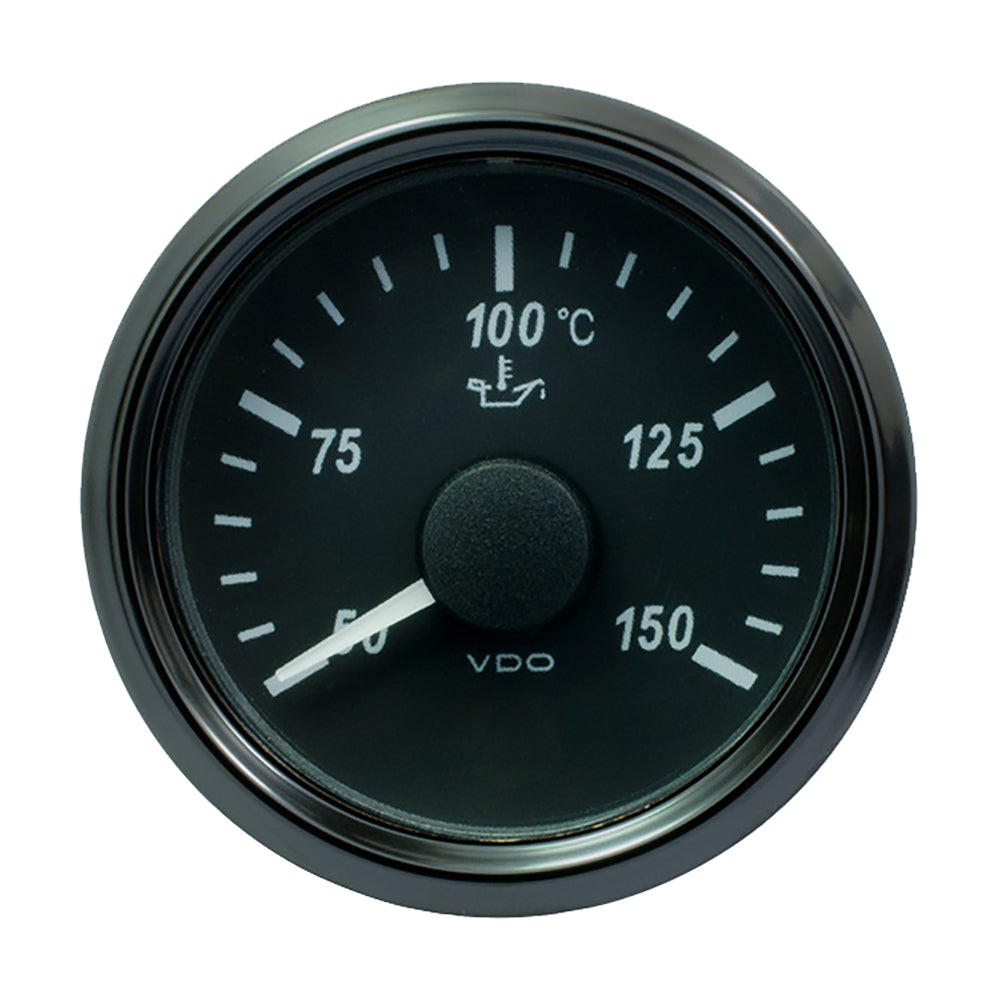 VDO SingleViu 52mm (2-1/16") Oil Temp. Gauge - 150 C - 322-18 Ohm [A2C3833380030] - Houseboatparts.com