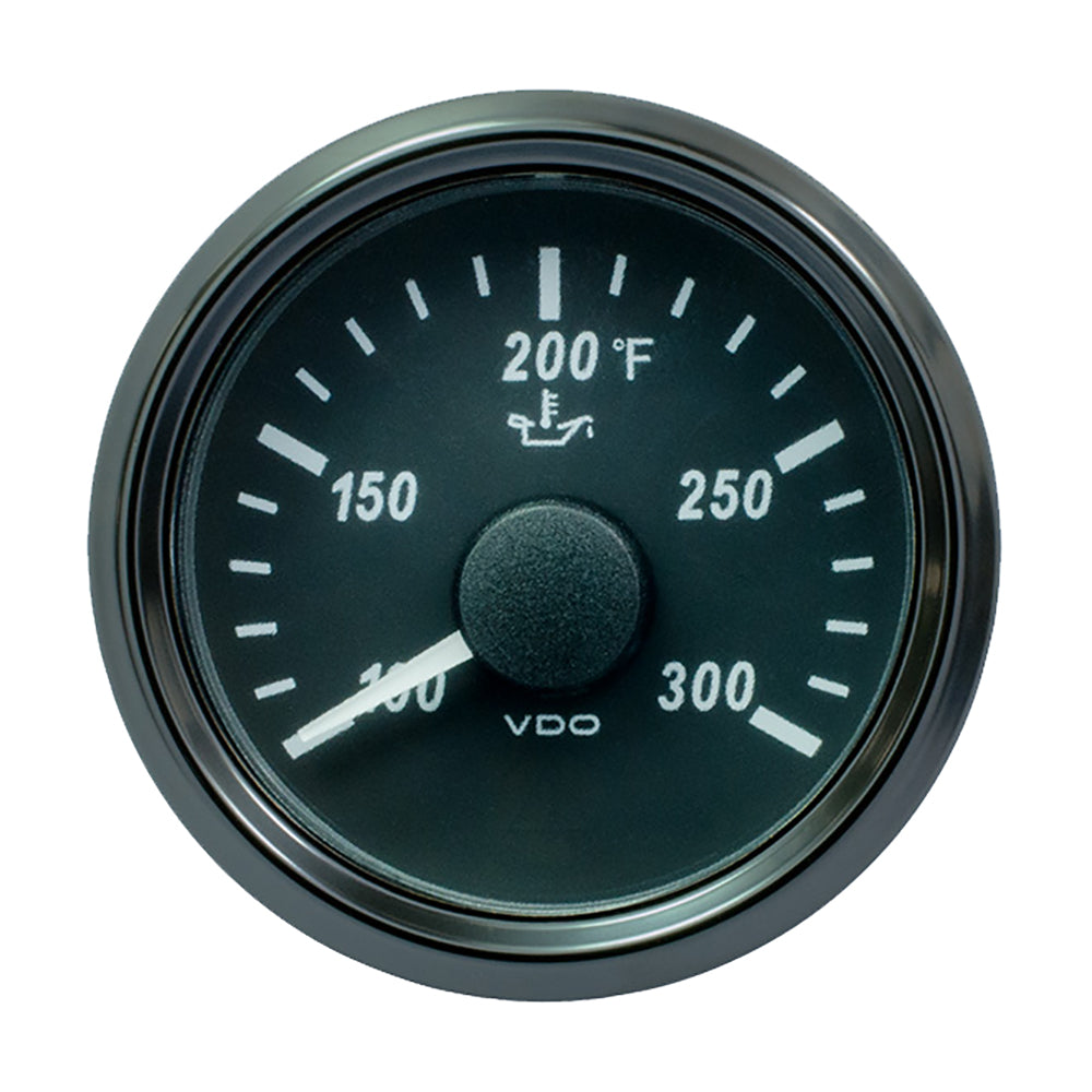 VDO SingleViu 52mm (2-1/16") Oil Temp. Gauge - 300 F - 322-18 Ohm [A2C3833410030] - Houseboatparts.com