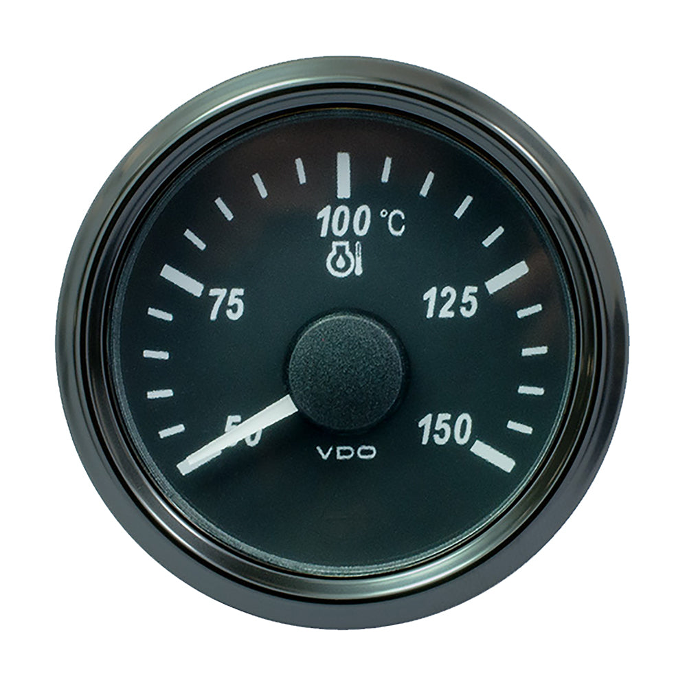 VDO SingleViu 52mm (2-1/16") Oil Temp. Gauge - Euro - 150 C - 322-18 Ohm [A2C3833390030] - Houseboatparts.com