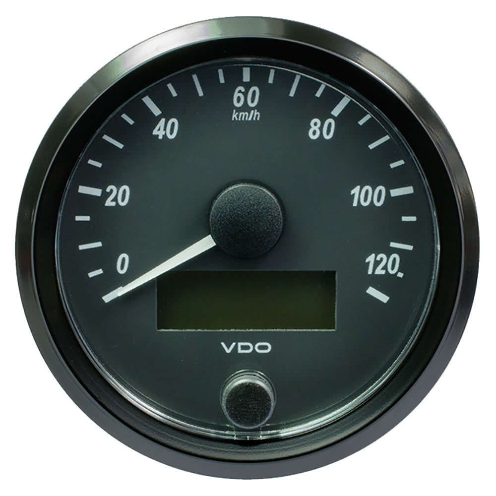 VDO SingleViu 80mm (3-1/8") Speedometer - 120 KM/H [A2C3832910030] - Houseboatparts.com