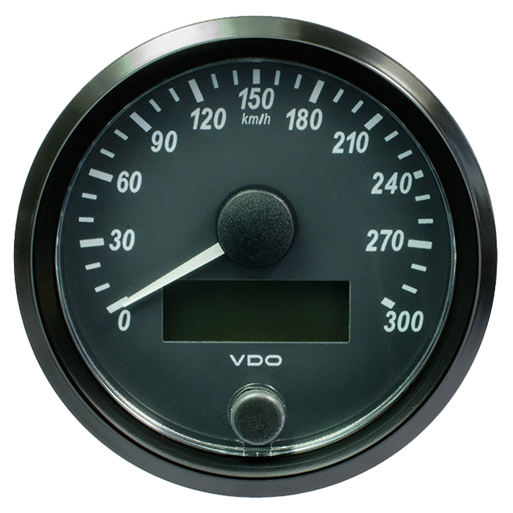 VDO SingleViu 80mm (3-1/8") Speedometer - 300 KM/H [A2C3832950030] - Houseboatparts.com