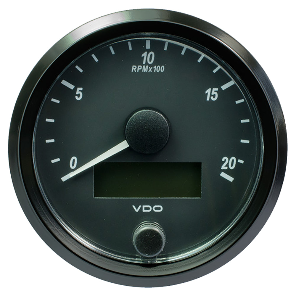 VDO SingleViu 80mm (3-1/8") Tachometer - 2000 RPM [A2C3832960030] - Houseboatparts.com